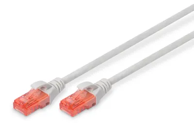 Produktbild von DIGITUS CAT 6 U/UTP Patchkabel - LSZH, 2,5m, grau