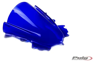 Imagen del producto de Cúpula Puig Z-Racing, color azul, homologada ABE, para Yamaha YZF-R125