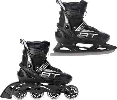 Produktbild von 2in1 Raven Inline Skates Profession Black 35-39 verstellbar