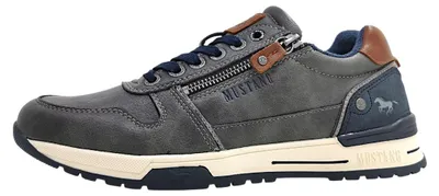 Productafbeelding van Mustang Herrenschuhe Schnürschuhe sportlicher Schnürer Grau Freizeit