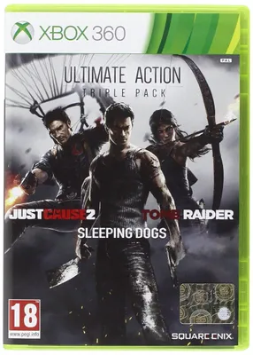 Produktbild von Square Enix Ultimate Action Pack : Tomb Raider + Just Cause 2 + Sleeping Dogs, Xbox 360
