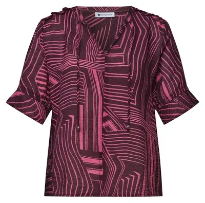 Produktbild von Tunic blouse w ruffle details 27846 blush berry Größe 38