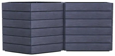 Immagine prodotto di Garantia Ergo Vario 3 Hochbeet Beet rechteckig + sechseckig, Farbe wood