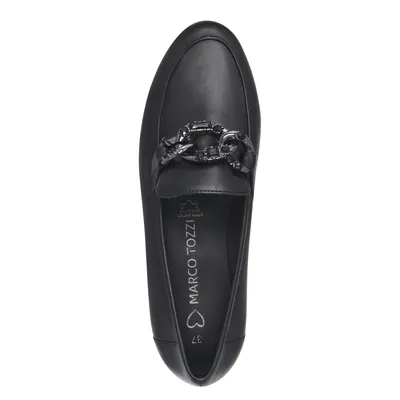 Zdjęcie produktu dla Marco Tozzi Damskie klasyczne mokasyny Loafer 2-24215-42 czarny