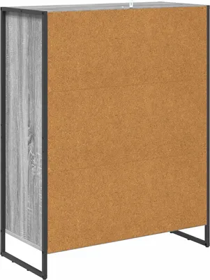 Zdjęcie produktu dla Szafka na buty z przechowywaniem Szary Sonoma 79 x 36 x 100 cm