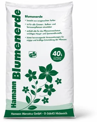 Image de Hamann Terreau universel pour fleurs en action 40l - une base pratique pour une croissance vigoureuse des plantes