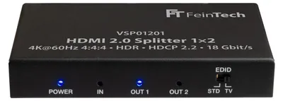 Productafbeelding van Hdmi Splitter 1 in 2 uit - 4K 60Hz - Hdr10 - Dolby Vision - Hdcp 2.2 - Edid