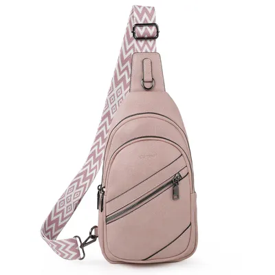 Produktbild von Umhängetasche Brusttasche Damen Sling Bag Rucksack Frauen Schultertasche Handy Umhängetasche Crossbag Umhängen für Outdoorsport