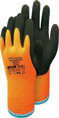 Produktbild von Wonder Grip WG-380, Werkstatthandschuhe, Schwarz, Orange, L, Erwachsener, Erwachsener, Unisex