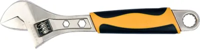 Produktbild von Verstellbarer Schraubenschlüssel, 300 mm. Mit geschütztem Griff