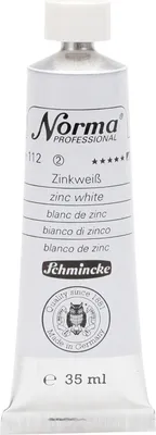 Schmincke 35ml Norma Professional Zinkweiss Öl 11 112 009