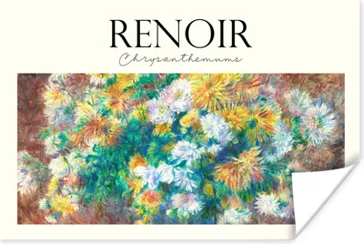 Produktbild von MuchoWow® Poster Gemälde - Renoir - Blumenstrauß 30x20 cm - Plakate - Print