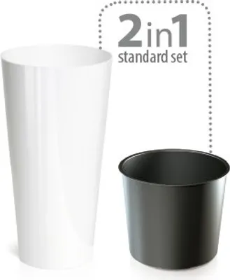 Zdjęcie produktu dla Tubus Slimmer biały mat 25 cm