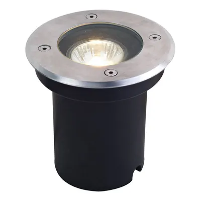 Zdjęcie produktu dla Podłogowa lampa wpuszczana Lucande Ava, Ø 12 cm, okrągła, IP67, GU10