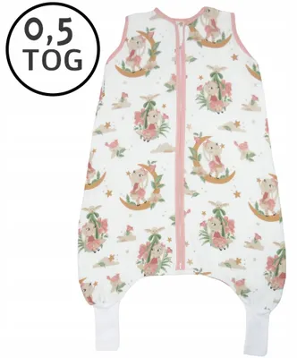 Produktbild von Ankras Musselin Sommer-Schlafsack mit Beinen 0,5 TOG 74-86
