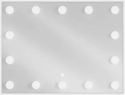 Immagine prodotto di Mexen Dona specchio da bagno retroilluminato 80 x 60 cm, LED 6000K, antiappannamento - 9818-080-060-611-00
