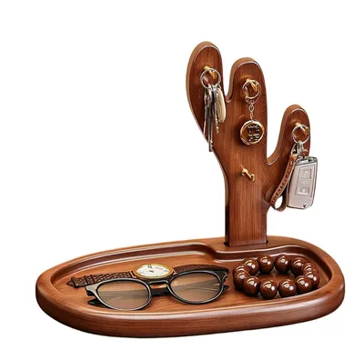 Image de Porte-clés en bois décoratif pour l'entrée