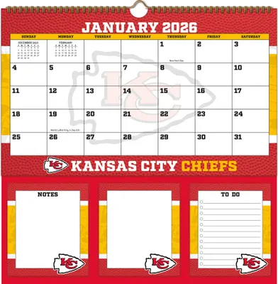 Produktbild von Turner Kansas City Chiefs NFL Memomate Spiralkalender 2026