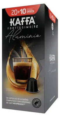 Zdjęcie produktu dla Kaffa Fortissimo kapsułki aluminiowe do Nespresso - 30 kapsułek