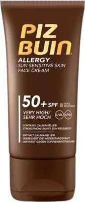Zdjęcie produktu dla Piz Buin Allergy krem przeciwsłoneczny do twarzy SPF 50+ 50 ml