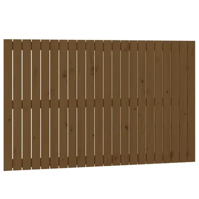 Produktbild von Wand-Kopfteil Honigbraun 140x3x90 cm Massivholz Kiefer