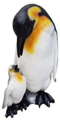 Produktbild von Abstrakt Pinguin Figur Statue Skulptur Deko Garten Design Statuen Dekoration Neu