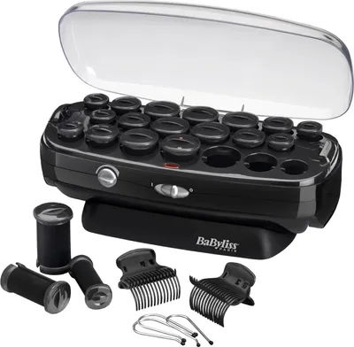 Obrázok produktu pre BaByliss Thermo Ceramic Rollers Sada na úpravu vlasov Čierna, nehrdzavejúca oceľ 50 W 78,7" (2 m)