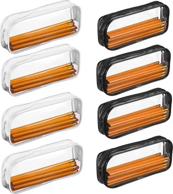 Produktbild von Famanu Kosmetiktasche Transparente PVC-Etui mit großer Kapazität - Weiß
