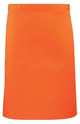 Produktbild von Premier - Herren/Damen Unisex Taillenschürze "Colours Collection" LT5647 (Einheitsgröße) (Orange)