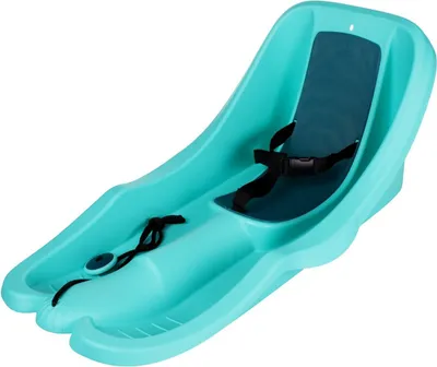 Produktbild von Baby Rider Kunststoffschlitten titan blau