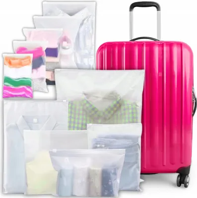 Produktbild von Korbi | Organizer-Set 26 Stück - Transparent - Praktisch für Ordnung in Koffer und Schrank