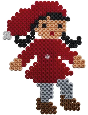 Productafbeelding van Hama strikparels 3450, Hama strikparels midi "Kerstkabouter", cadeauverpakking
