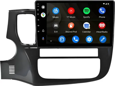 Obrázok produktu pre Android autorádio 10 palcov 128 GB pre Mitsubishi Outlander 3 2012-2018 CarPlay Android Auto Navi Bluetooth DAB+ zadná kamera