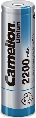 Produktbild von Camelion AA Lithium-Ion Akku 3.7V 2200mAh ICR18650F-22 Flattop