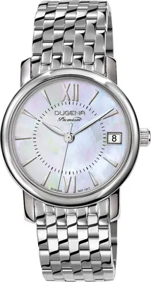 Produktbild von Dugena Damen-Armbanduhr Rondo Petit, Quarz, Edelstahlgehäuse, Saphirglas, 5 bar