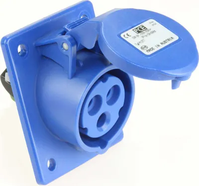 Produktbild von CEE Anbausteckdose Turbo Twist schräg 230V 16A IP44 PCE 413-6TT