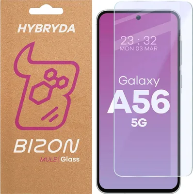 Produktbild von Elastyczne szkło hybrydowe Bizon Glass Mule do Galaxy A56 5G