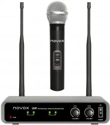 Zdjęcie produktu dla Novox FREE H2 - Podwójny bezprzewodowy system mikrofonowy - Mikrofon