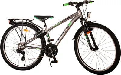 Produktbild von TPFSports Cross Kinderfahrrad - Jungen - 2 Handbremsen - 26 Zoll - Grau