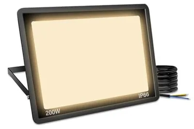 Zdjęcie produktu dla Reflektor LED 200W zewnętrzny IP66 ciepła biel 20000LM oświetlenie
