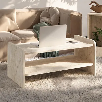 Produktbild von Skye Decor, Couchtisch (3-teilig) Sapphire Eiche, 100% Melamin | 100% Melaminbeschichtete Spanplatte