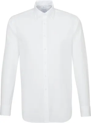 Produktbild von Seidensticker BUSINESS Herren Hemd Langarm Button-Down Slim Weiß 38