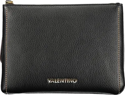 Produktbild von Elegante schwarze Damen-Pochette mit Reißverschluss und Logo-Detail