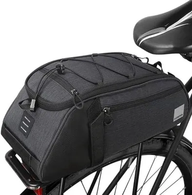 Immagine prodotto di Borse impermeabili per portapacchi da bicicletta - 8 litri - Con tracolla - Maniglia