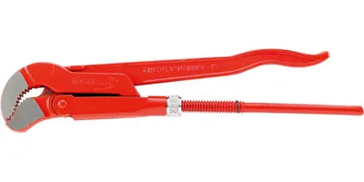 Produktbild von FORMAT Eckrohrzange DIN5234 C 3', Länge:320 mm, Spannweite:48 mm, Form:nv, für Rohre Zoll:1 Zoll