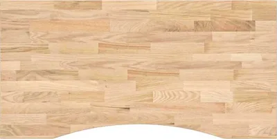 Zdjęcie produktu dla Blat biurka, surowe, 100x50x2,5 cm, lite drewno dębowe