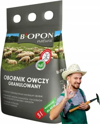 Zdjęcie produktu dla Obornik granulowany owczy BIOPON Natural 5L
