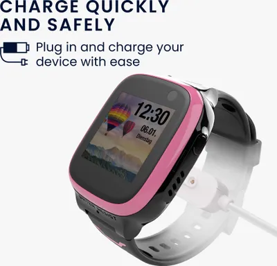 Produktbild von kwmobile kompatibel für XPLORA X5 / X5 Play / X4 USB Ladekabel - Charger für Smart Watch - Fitnesstracker Ersatzkabel