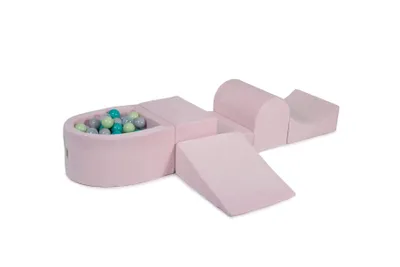 Produktbild von Schaumstoff Bausteine Kinder mit Bällebad - Softbausteine Baby