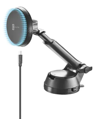 Imagen del producto de Soporte magnético MagSafe para coche Cellularline TOUCH AIR COOLER, con sistema de refrigeración